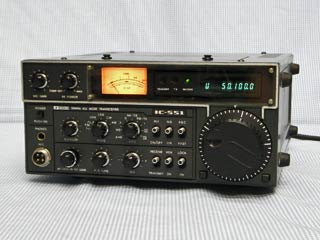 正規品販売中 50MHZオールモードトランシーバー ICOM IC-551 FMユニット付き アマチュア無線