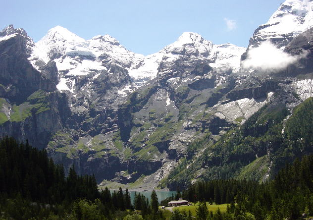 Oeschinensee and Sennhutte