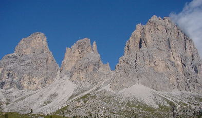 Sassolungo from Rif. Passo Sella