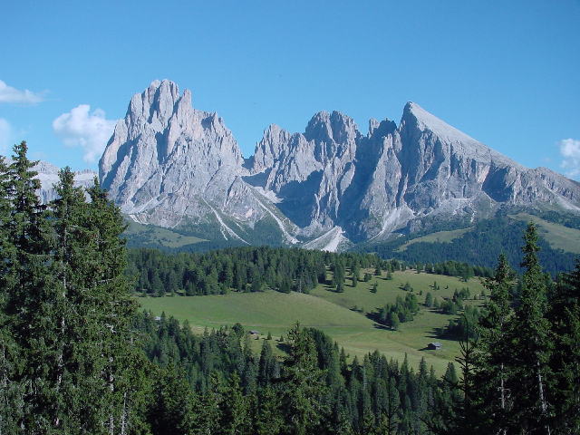 Sassolungo from Alpe di Siusi