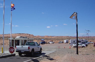 Gate to Upper Antelope Canyuo