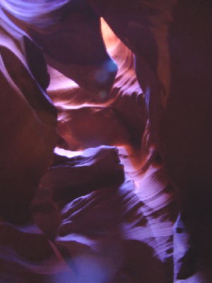 Inside of Upper Antelope Canyon