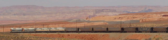 Black Mesa & Lake Powel Railroad near Navajo Power Plant