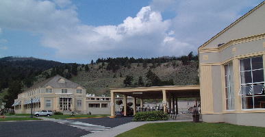 Dining Room (Left) and Hotel (Right)