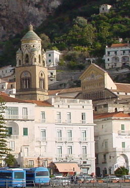 Belltower and facade of the Duomo