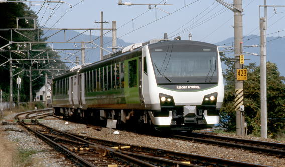 ハイブリッド気動車です。