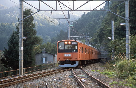 さよなら201系ラストランに使われた車両です。