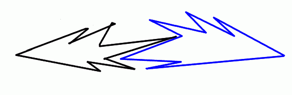 高襠袴の構造図