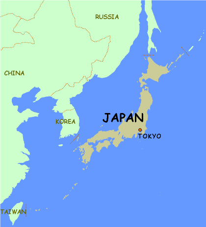 Japan map