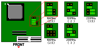 PC-9821Xa16/W30のジャンパ