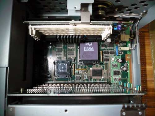 PC-9801DAの CPU周辺部