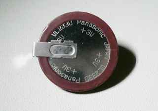 Panasonic製 リチウム二次電池の VL2330