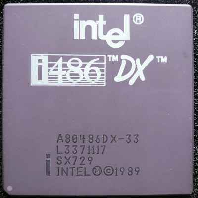 Intel 486DX PGAパッケージ版