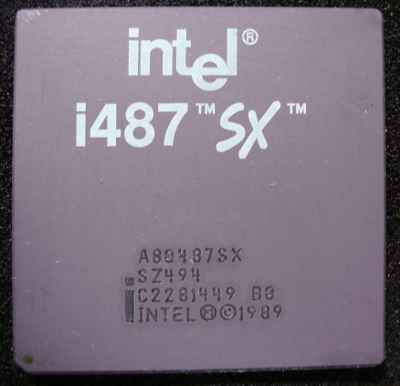Intel 487SX PGAパッケージ版