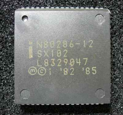 intel 80286 PLCCpbP[W