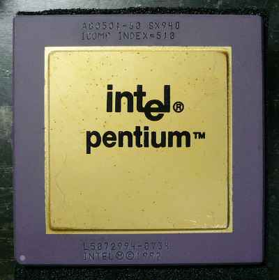 Intel Pentium PGAパッケージ版