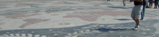 �����Ф������Ͽ�(The world map made of marble)