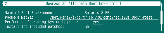 Upgrade an Alternate Boot Environment